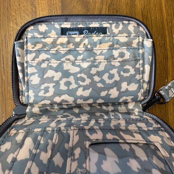 LUG Ranger Crossbody Bag Rodeo Wallet Leopard Pearl New Matching 2 Piece Set NWT - Picture 13 of 16